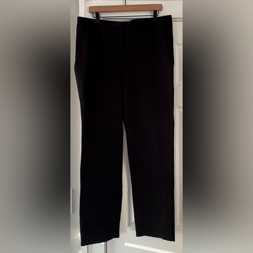 Ultra Stretch Ponte Classic Black Pants Size XL‎ Quince EUC